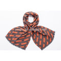 Fashion 100 acrylic mens winter print scarf